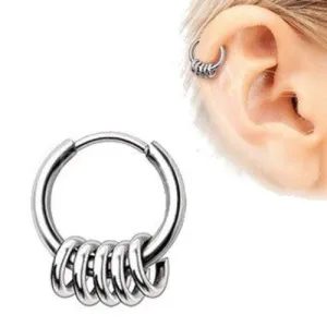 316L Stainless Steel Multi Ring Circular Clicker Ring