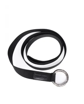 Black Karakusa Ring Belt