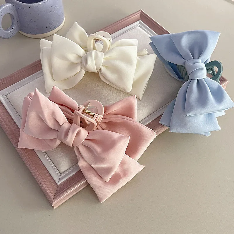 Bow Ribbon Hair Claw Clip