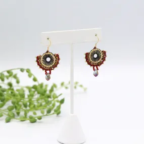 Collette Earrings Red