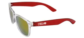 DIN ICON Sunglasses - White/Red