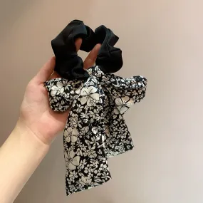 Hair Scrunchies Elastic Hair Bands Hair Scarf Bow Design