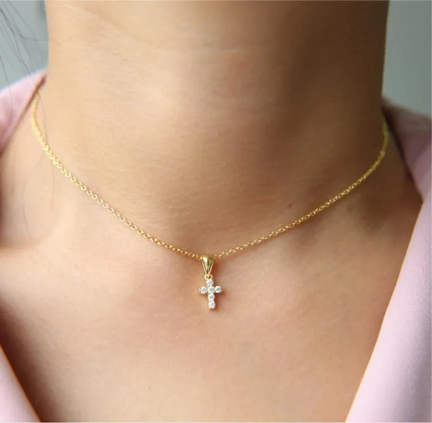 Mini Cross Necklace