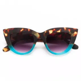 Okkia - CLAUDIA Sunglasses - Tortoise   Blue